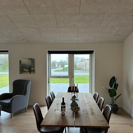 Moderne Nybygget Villa Holstebro Exterior foto