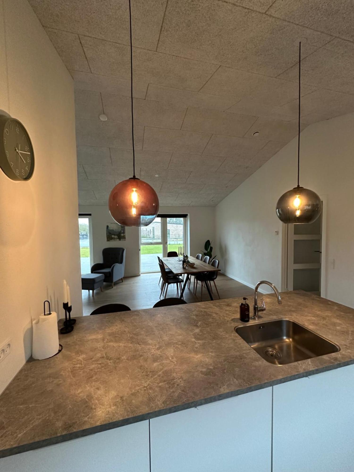 Moderne Nybygget Villa Holstebro Exterior foto