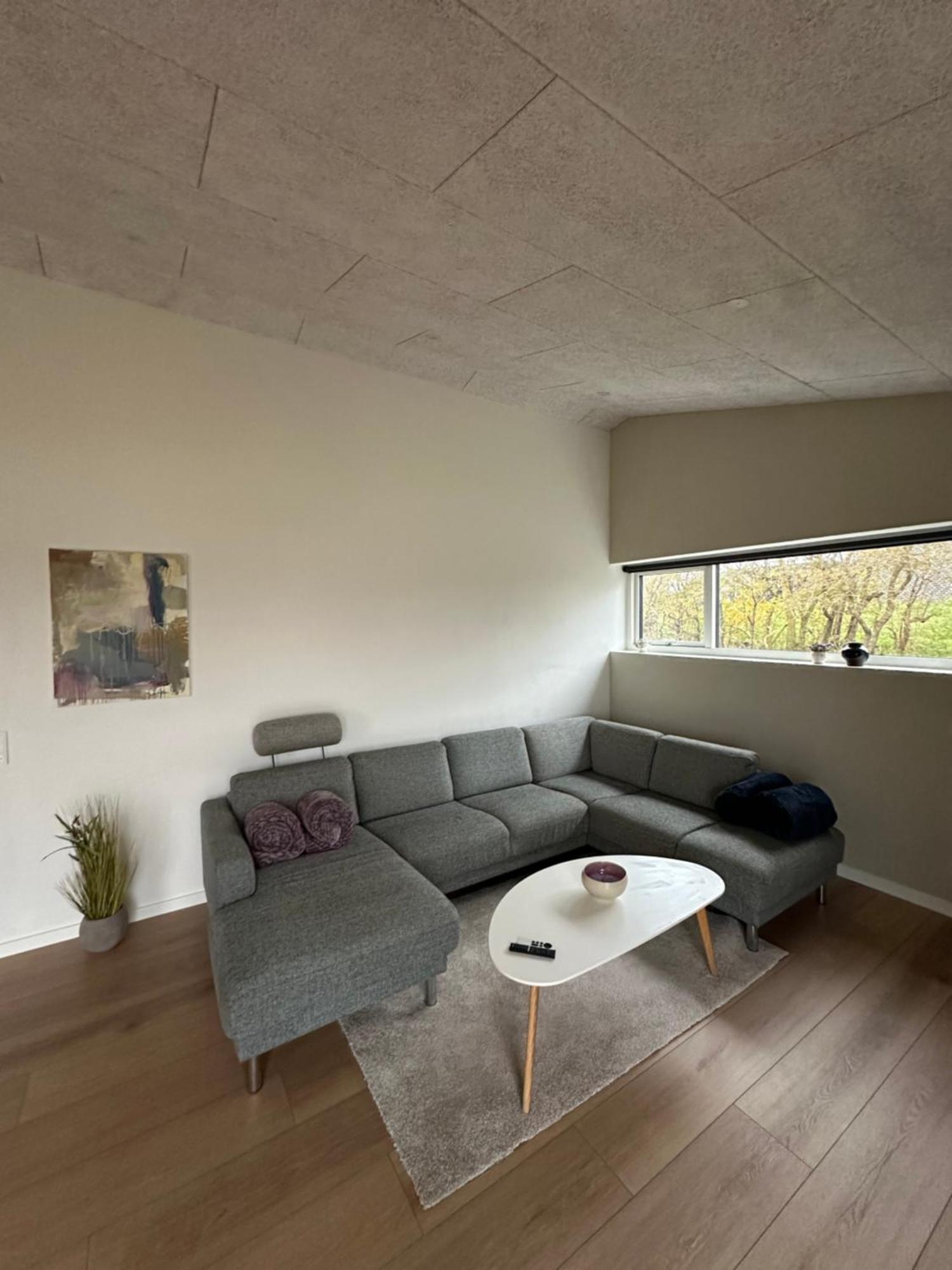 Moderne Nybygget Villa Holstebro Exterior foto
