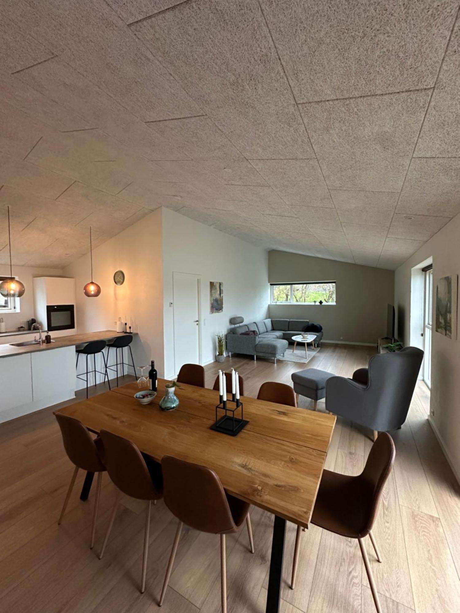 Moderne Nybygget Villa Holstebro Exterior foto
